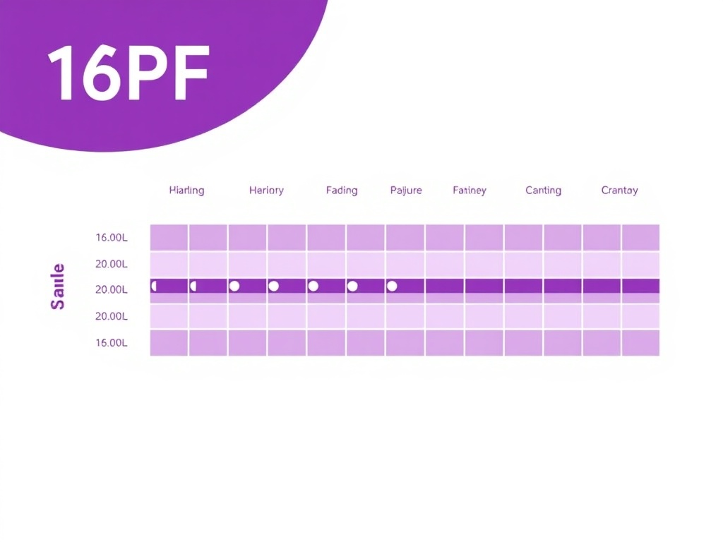 Tabla de factores primarios del 16PF test cuestionario de personalidad