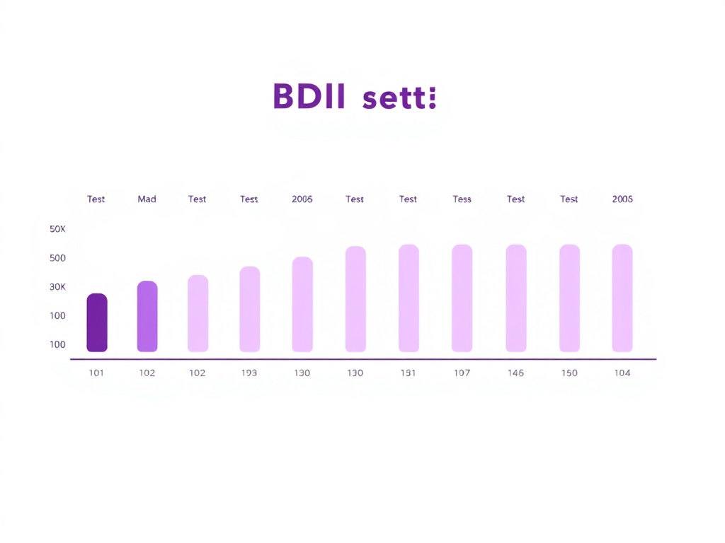 Tabla de severidad del BDI test Beck inventario de depresión
