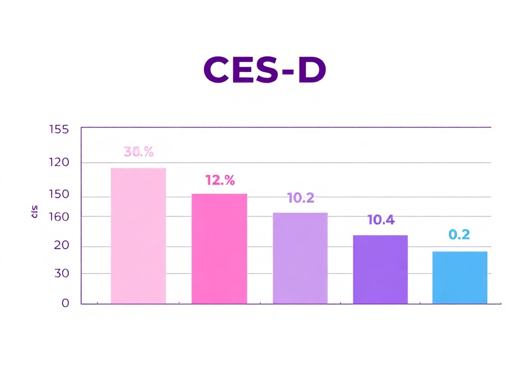 Gr&aacute;fico interpretativo de puntuaciones CES-D
