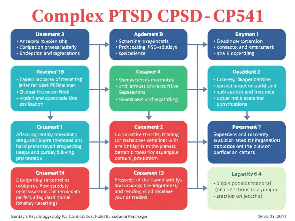 Comparativa TEPT 6B40 y trastorno complejo 6B41 en CIE-11