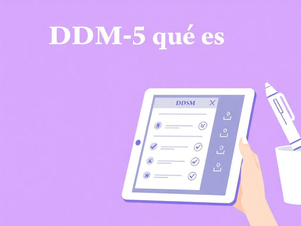 Manual DSM-5 abierto mostrando criterios diagn&oacute;sticos de trastornos mentales