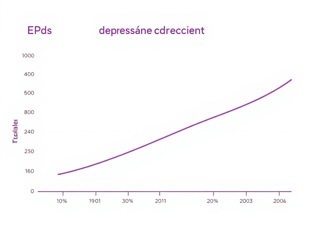Gr&aacute;fico comparativo de puntuaciones EPDS y niveles de riesgo cl&iacute;nico