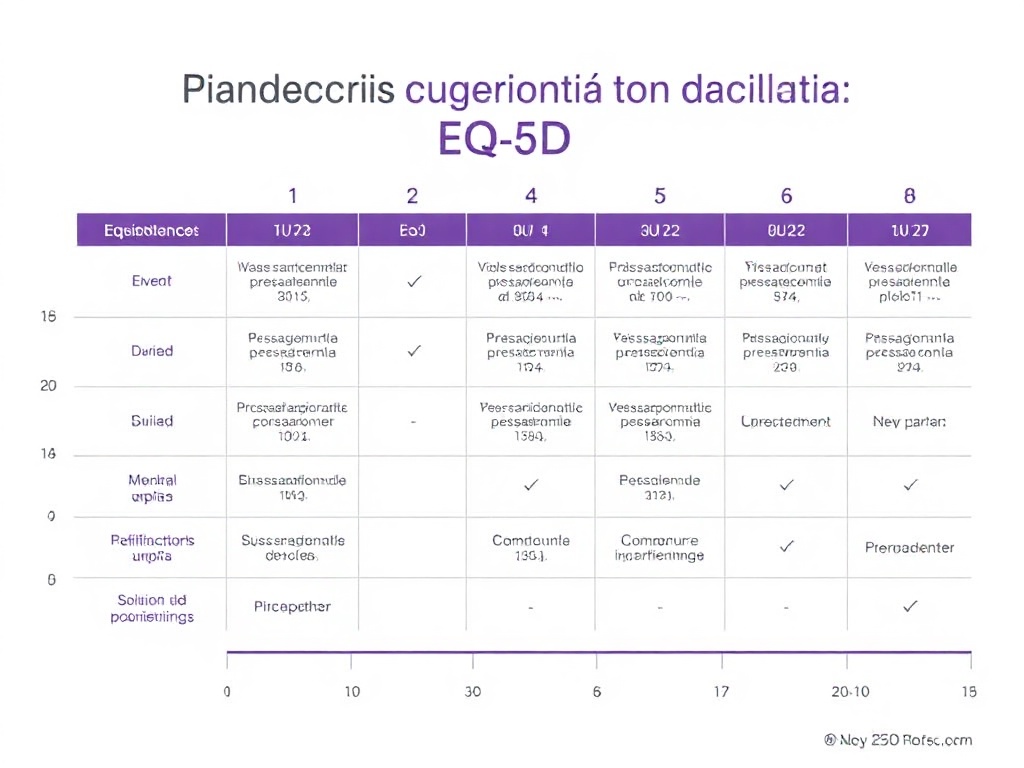 Dimensiones del EQ-5D: movilidad, autocuidado, actividades cotidianas, dolor/malestar y ansiedad/depresión