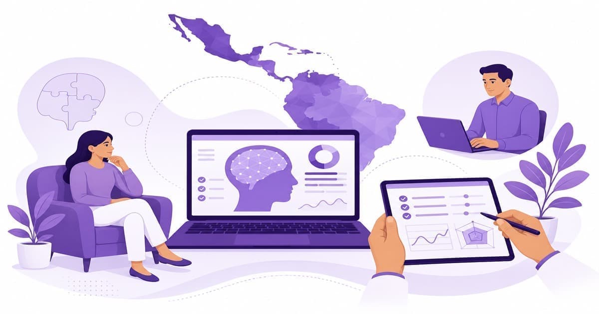 Evaluación psicológica digital en contexto clínico de Colombia y México