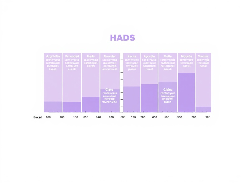 Tabla de interpretaci&oacute;n de puntuaciones HADS en psicolog&iacute;a cl&iacute;nica
