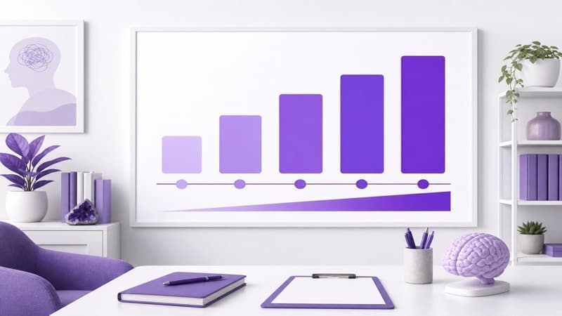 Gráfico de interpretación de puntuaciones del Inventario de Depresión de Beck