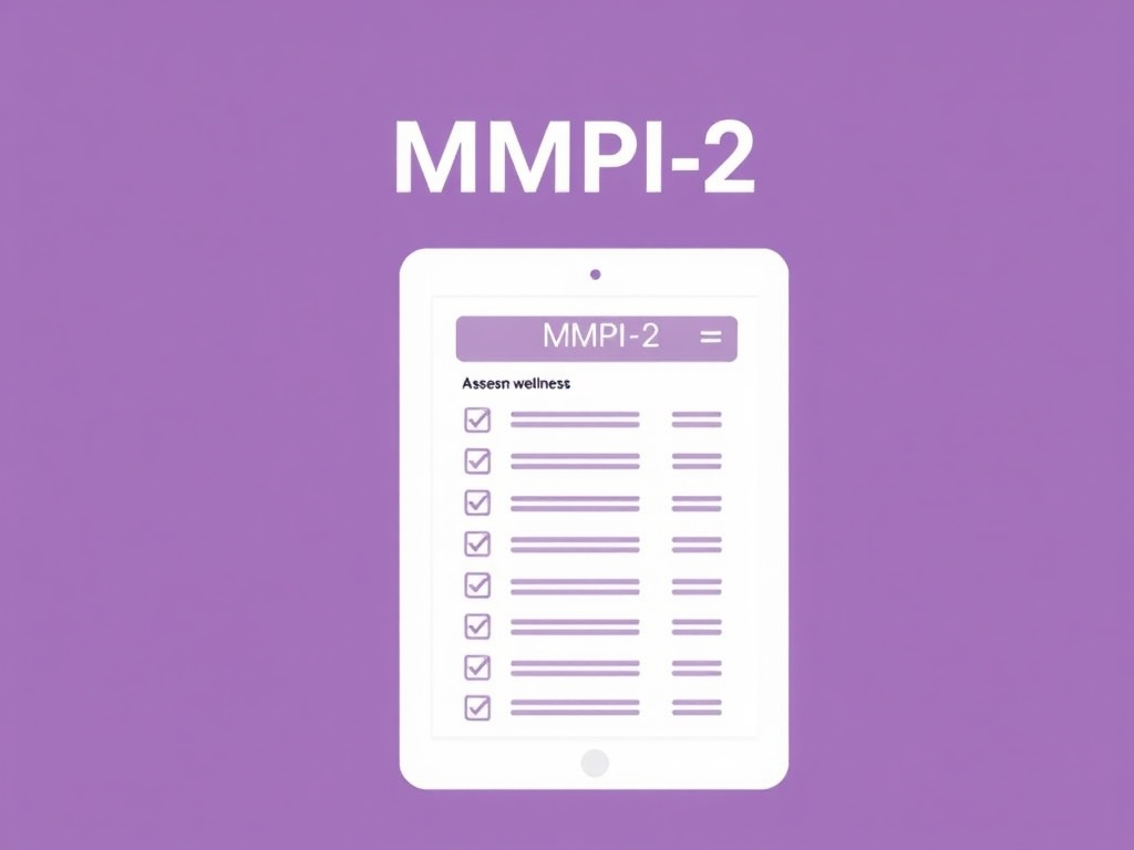 Psicólogo interpretando perfil MMPI-2 de personalidad en consulta clínica