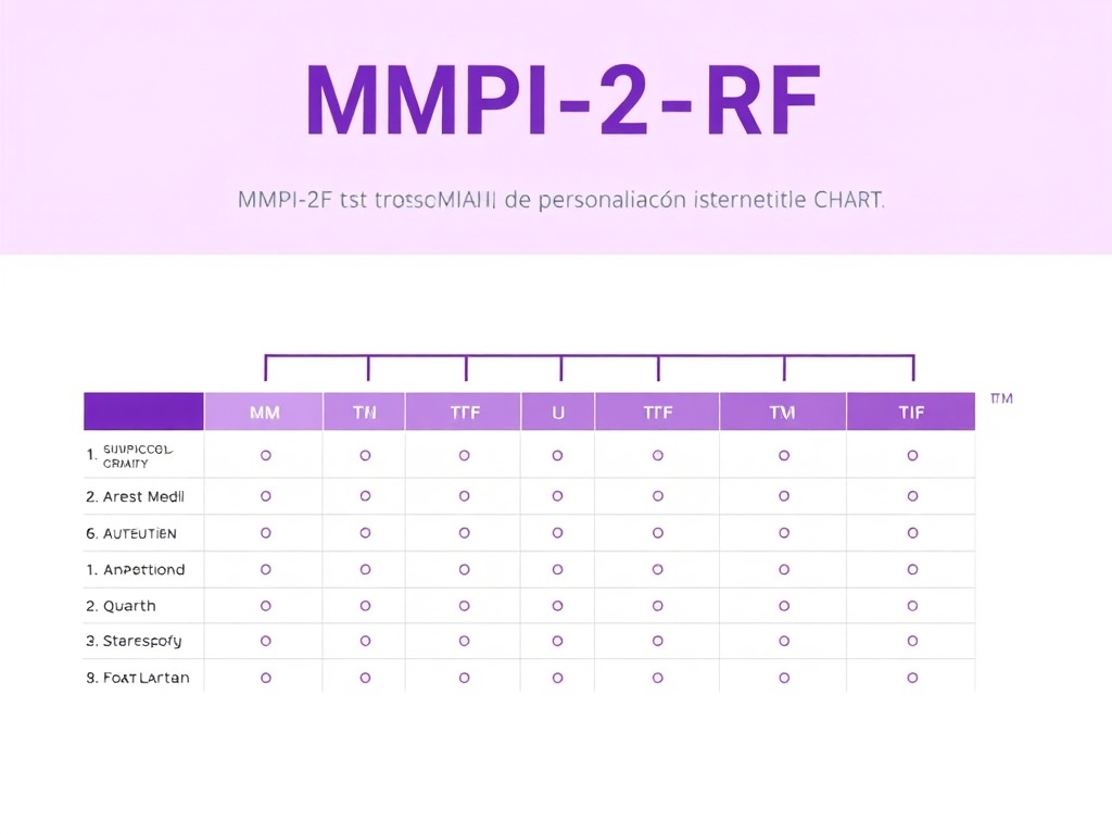 Gr&aacute;fico de perfiles de interpretaci&oacute;n del MMPI-2-RF