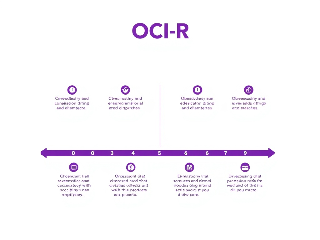 Escala de puntuaci&oacute;n del Inventario OCI-R de obsesiones y compulsiones