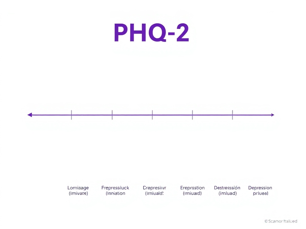 Gr&aacute;fico de puntuaci&oacute;n e interpretaci&oacute;n cl&iacute;nica del PHQ-2