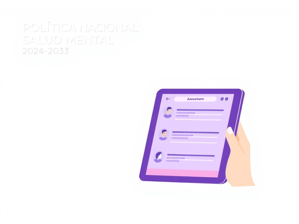Documento oficial de Pol&iacute;tica Nacional Salud Mental Colombia 2024-2033 con insignia del Ministerio de Salud