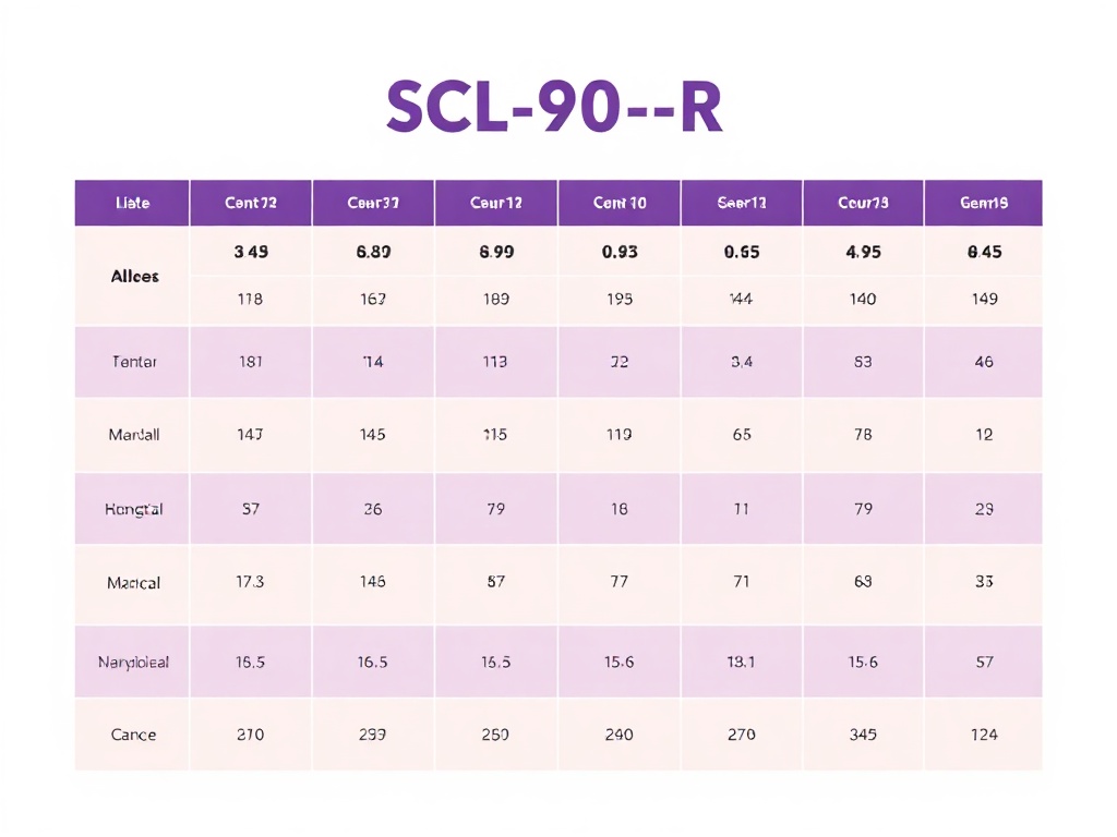 Diagrama de dimensiones cl&iacute;nicas del SCL-90-R