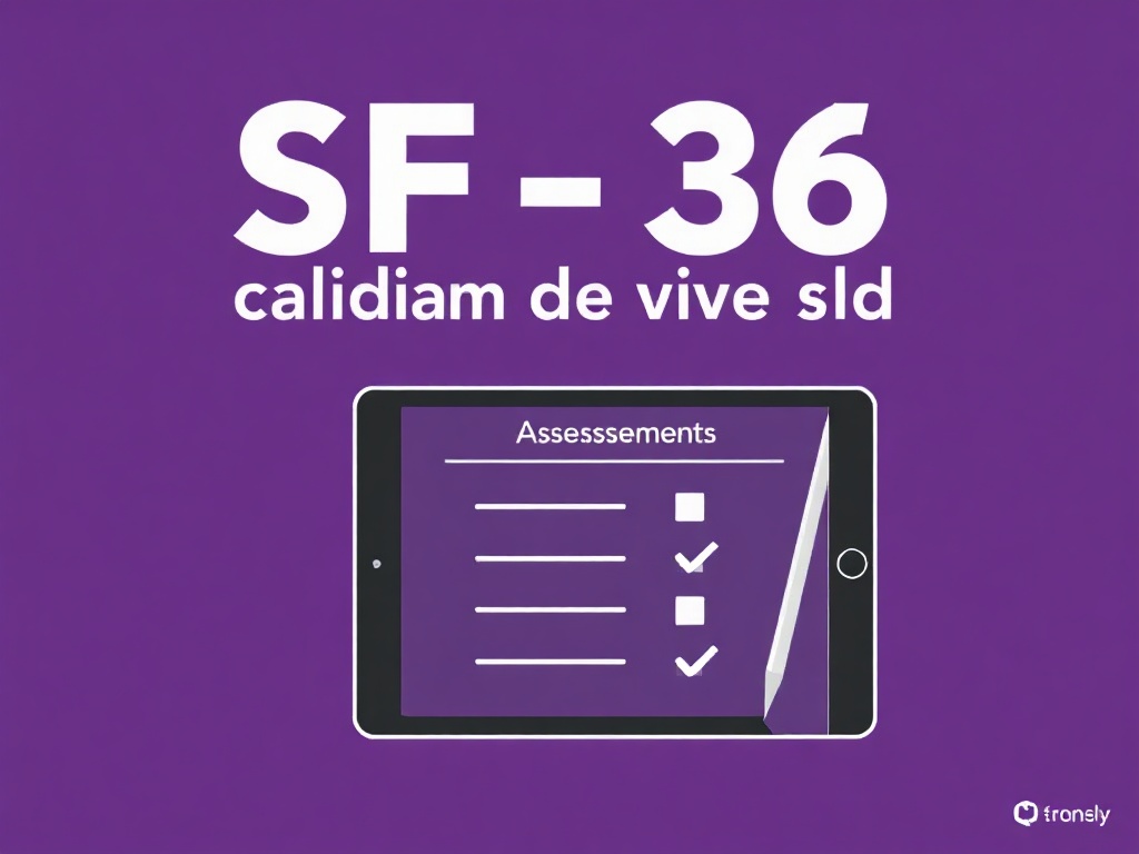 Representaci&oacute;n gr&aacute;fica del SF-36 con sus ocho dimensiones de calidad de vida