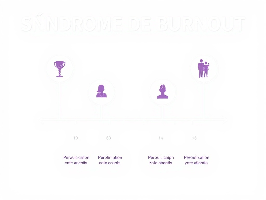 Tríada del burnout: agotamiento, despersonalización y realización personal