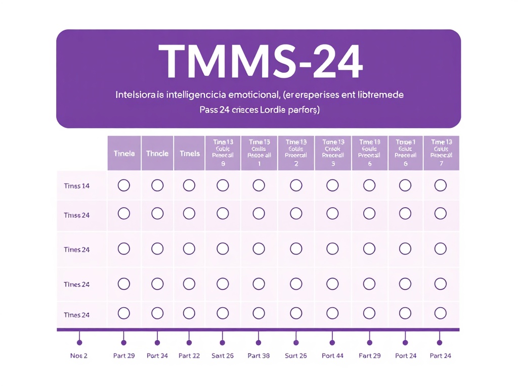 Diagrama de las tres dimensiones del TMMS-24: percepci&oacute;n, comprensi&oacute;n y regulaci&oacute;n emocional