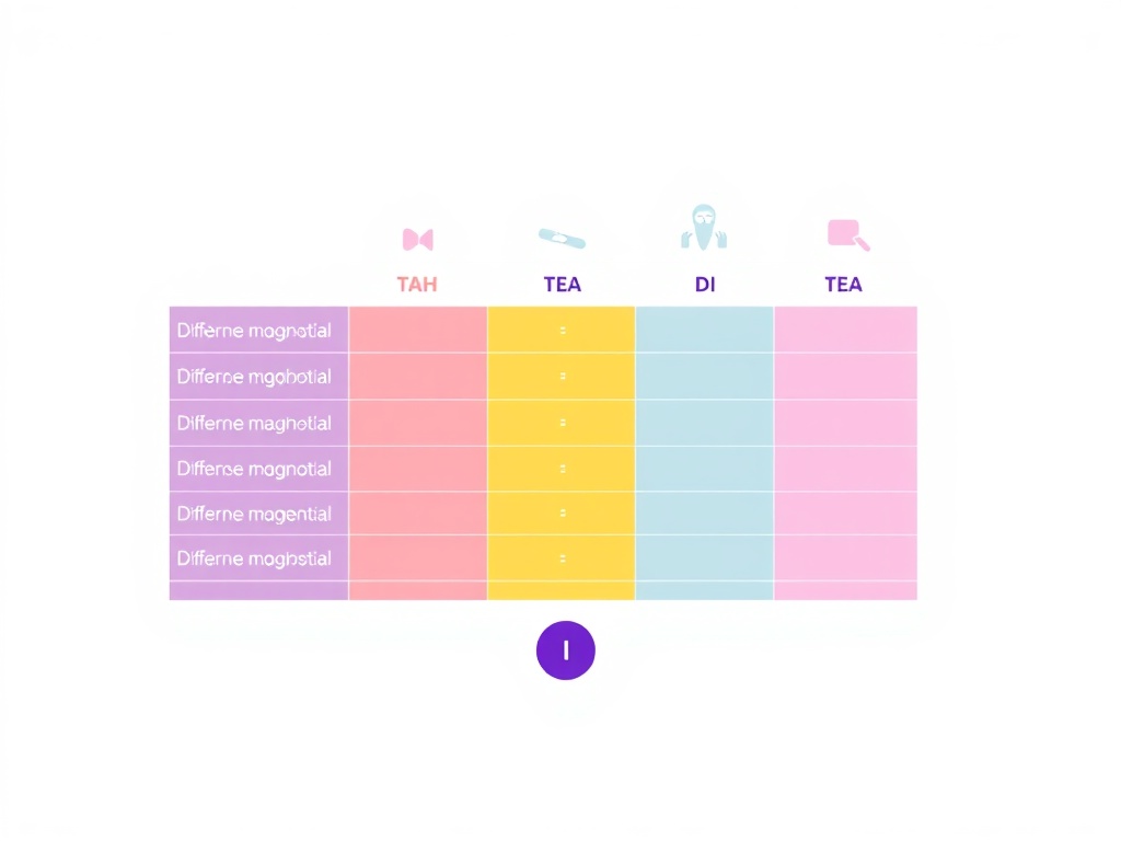 Tabla de criterios diagn&oacute;sticos diferenciales de trastornos del neurodesarrollo