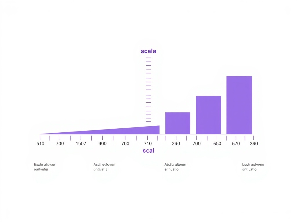 Gr&aacute;fico de interpretaci&oacute;n de puntuaciones en la escala de ansiedad de Zung
